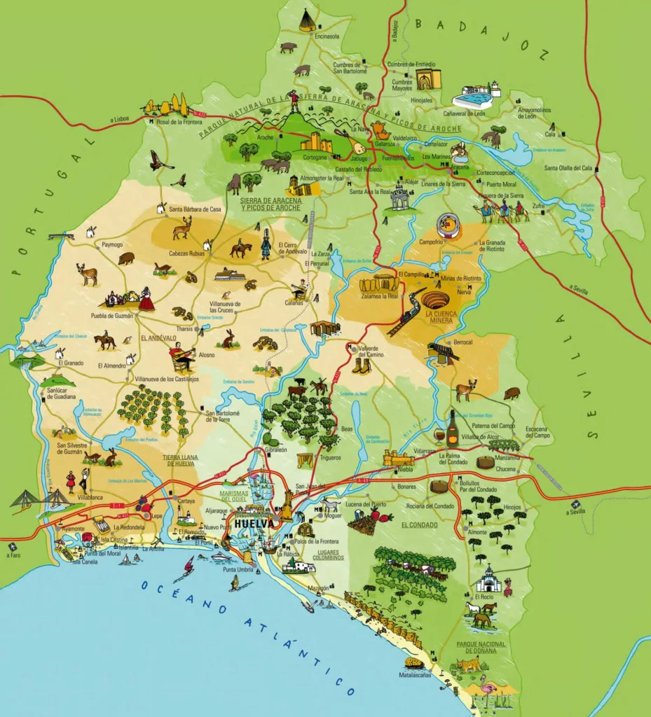map Huelva