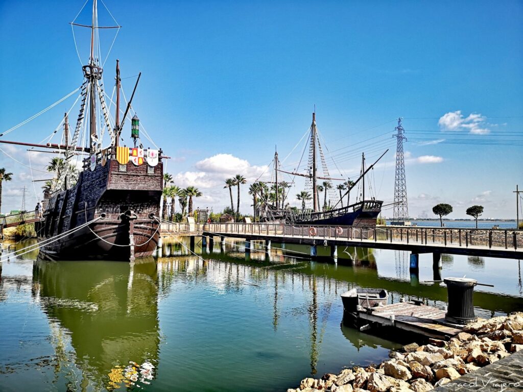 Replicas of Columbus's caravels